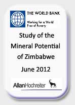 The World Bank, Study of the Mineral Potential of Zimbabwe, June 2012